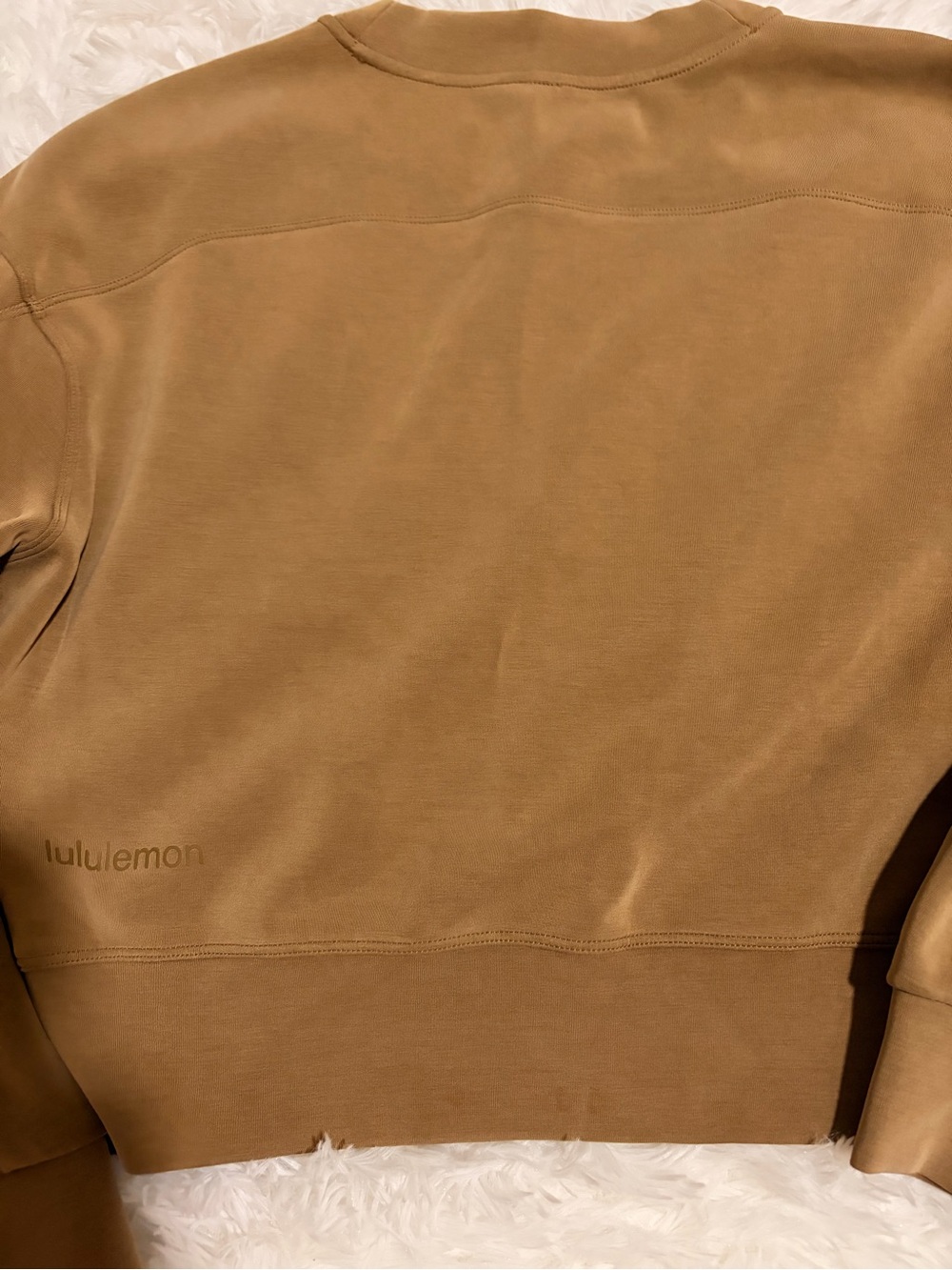 lululemon size 2 softstreme Crewneck in Camel Brown